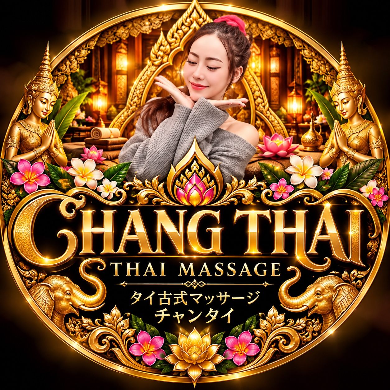 CHANG THAI luxury golden logo